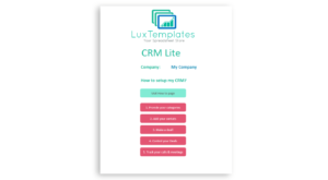 Info sample excel crm template