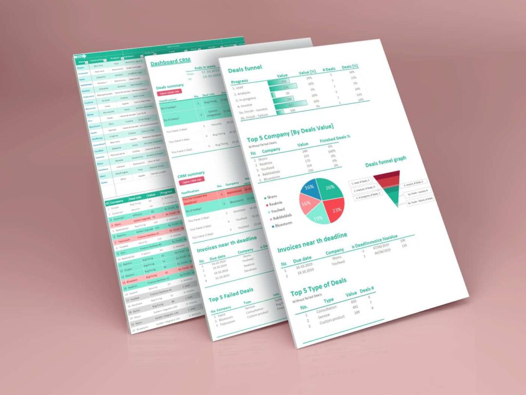 Cover Customer CRM Template