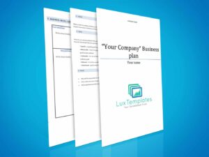 Word template Business Plan