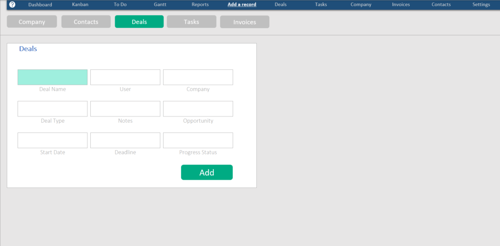 Excel Crm Pro Advanced Spreadsheet Luxtemplates