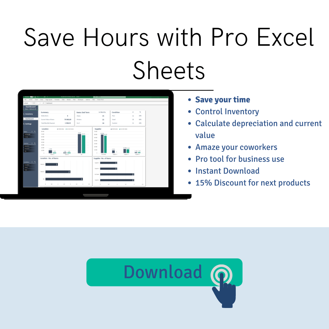 Save Hours with Inventory Spreadsheet