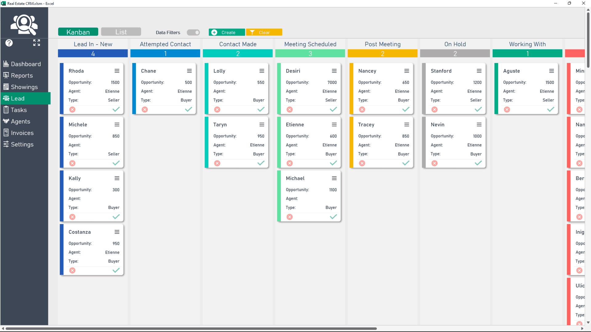 Excel Dashboard Spreadsheet