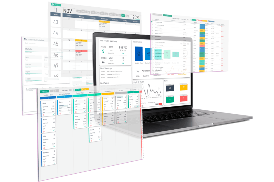 Real Estate CRM — Lux Templates Your Spreadsheet Store