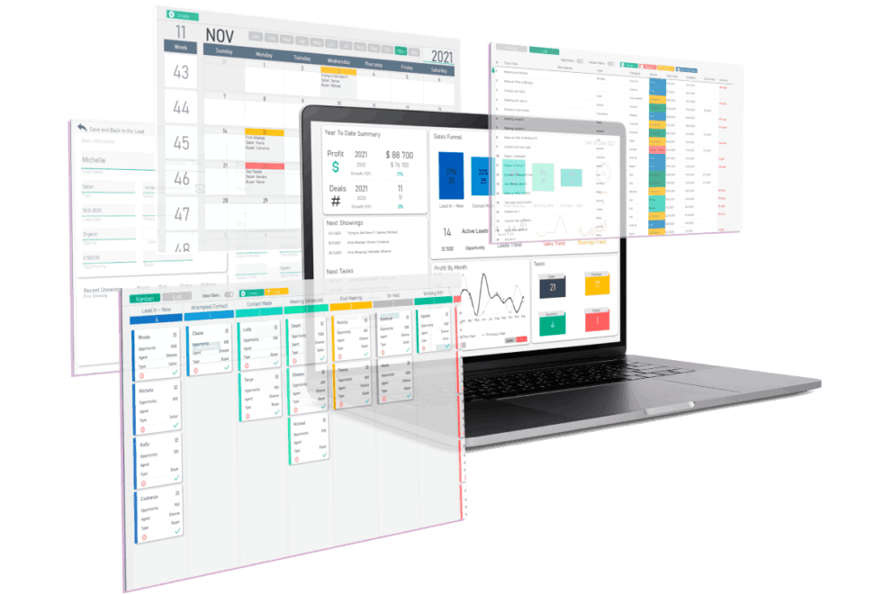 Real Estate CRM — Lux Templates | Your Spreadsheet Store