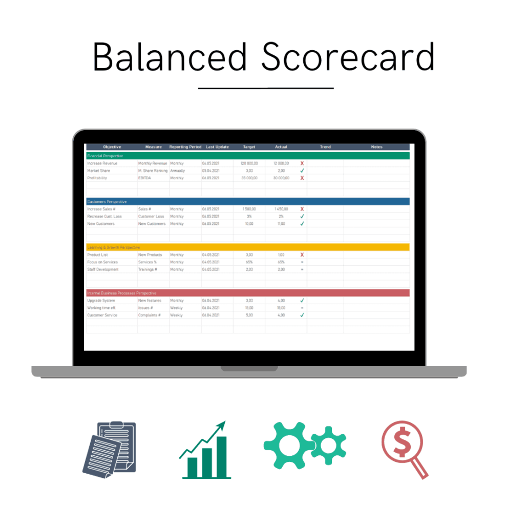 Modern Excel Spreadsheets for Business | LuxTemplates