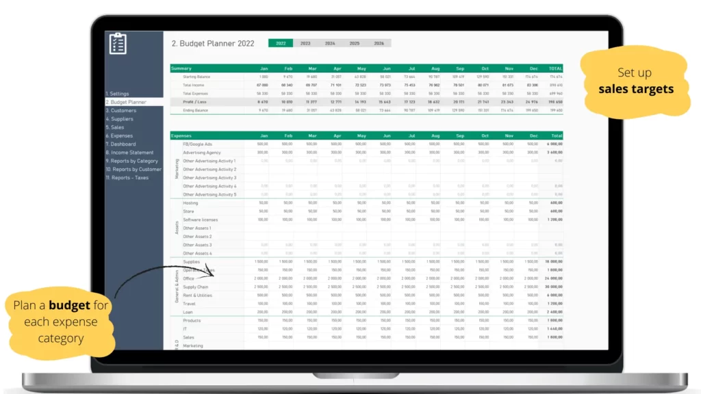 Digital Budget Planner